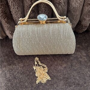 Elegant Gold Evening Clutch